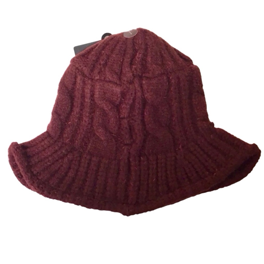 Steve Madden Cable Knit Bucket Hat (NWT) - Picture 2 of 6